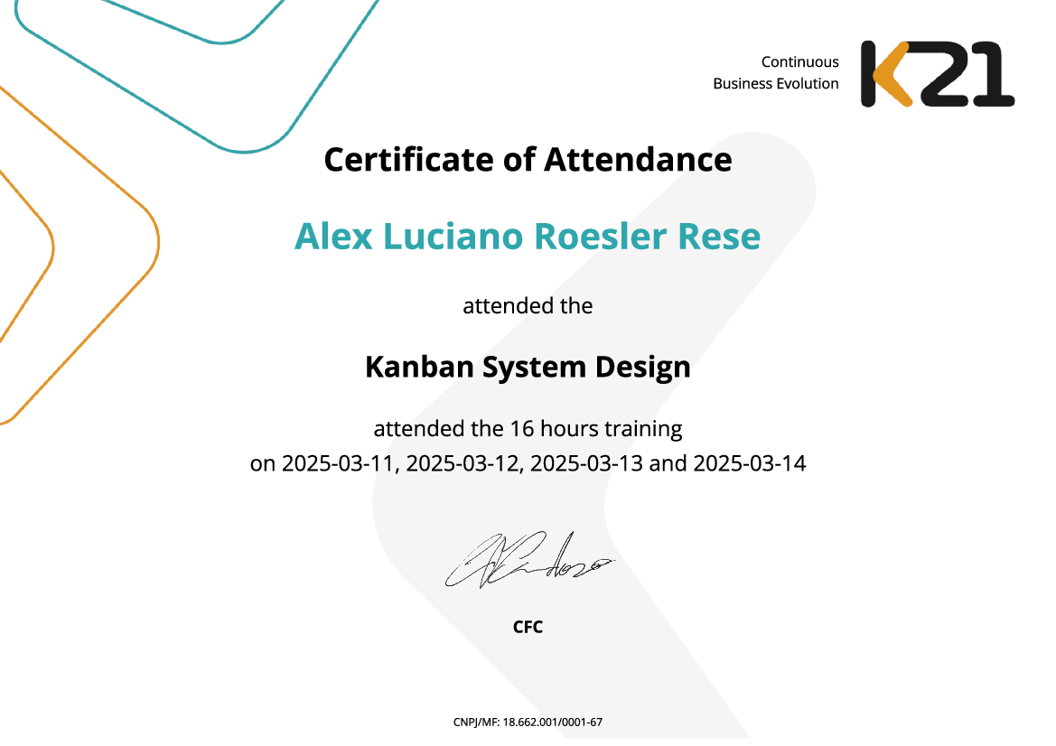 Certificado K21